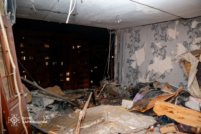 Новини Харкова: удар БпЛА пошкодив 9-поверхівку